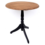 Стол кофейный круглый из массива березы в стиле прованс Vintage варинант исполнения - 2 | Loft Concept в Костроме