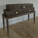 Премиальная Консоль с тремя ящиками Elsa Dreams Walnut варинант исполнения - 1 | Loft Concept в Костроме