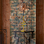 Обои ручная роспись Braganza Standard colourway on dyed paper варинант исполнения - 3 | Loft Concept в Костроме