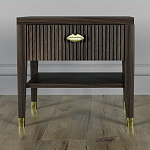 Прикроватная тумбочка с ящиком Elsa Dreams Walnut варинант исполнения - 5 | Loft Concept в Костроме