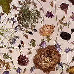 Круглый журнальный столик со столешницей из эпоксидной смолы Epoxy Resin Flowers Coffee Table варинант исполнения - 10 | Loft Concept в Костроме