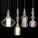 Подвесной светильник Wire Dream Pendant 4 Белый варинант исполнения - 1 | Loft Concept в Костроме