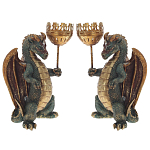 Подсвечник в виде дракона Dragon candlestick L or R варинант исполнения - 3 | Loft Concept в Костроме