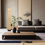 Торшер из натурального камня Stone Constructor варинант исполнения - 8 | Loft Concept в Костроме