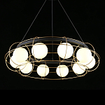 Люстра подвесная круглая с белыми плафонами Martin варинант исполнения - 1 | Loft Concept в Костроме