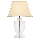 Настольная лампа хрустальная с бежевым абажуром Perfect варинант исполнения - 1 | Loft Concept в Костроме