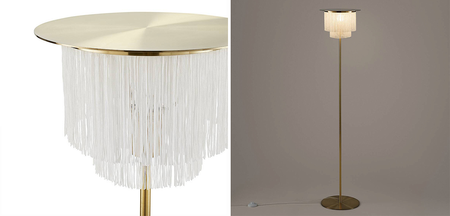 Торшер Houtique Floor lamp Cream Торшер Houtique Floor lamp Cream - Loft-Concept в Костроме