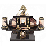 Настольный письменный набор из яшмы с декором в виде орла Manager Organizer варинант исполнения - 1 | Loft Concept в Костроме