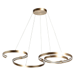 Люстра подвесная светодиодная в виде волнообразной ленты Ribbon Vortex варинант исполнения - 15 | Loft Concept в Костроме