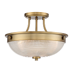 Потолочный светильник со стеклянным плафоном в виде купола Quoizel варинант исполнения - 11 | Loft Concept в Костроме