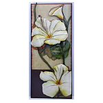 Аксессуар настенный из металла Blank Space White Flowers варинант исполнения - 1 | Loft Concept в Костроме