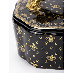 Шкатулка черного цвета с крышкой с фигуркой льва Eden Garden варинант исполнения - 3 | Loft Concept в Костроме