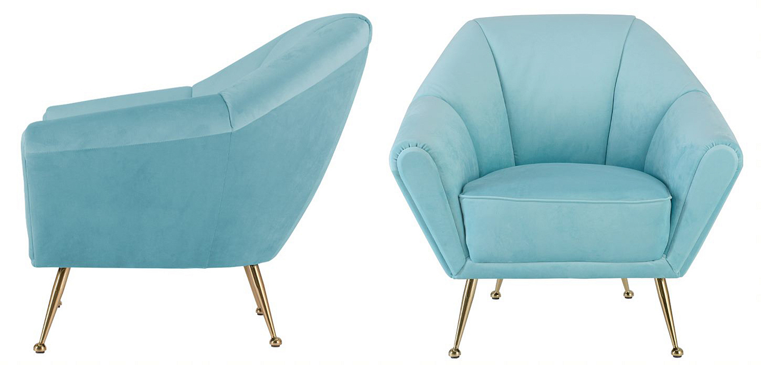 Кресло Brunner Chair light blue Кресло Brunner Chair light blue - Loft-Concept в Костроме