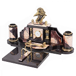 Настольный письменный набор из яшмы с декором в виде орла Manager Organizer варинант исполнения - 2 | Loft Concept в Костроме