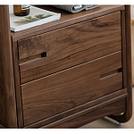 Вешалка деревянная с 2- мя ящиками Moon Walnut Furniture варинант исполнения - 8 | Loft Concept в Костроме