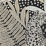 Мебельная ткань Шенилл коричневый принт 280 см T2-146 варинант исполнения - 2 | Loft Concept в Костроме