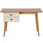 Письменный стол с принтом на ящиках Elise Desk варинант исполнения - 4 | Loft Concept в Костроме