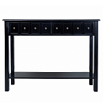 Черная консоль с выдвижными ящиками Monica варинант исполнения - 1 | Loft Concept в Костроме