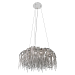 Люстра круглая подвесная с металлическими дугами и длинными цепочками 80 см Atlantis Chain варинант исполнения - 4 | Loft Concept в Костроме