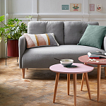 Кашпо из металла Elevated Planters красное варинант исполнения - 3 | Loft Concept в Костроме