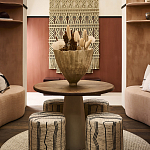 Панно на стену плетеное Макраме бежевый цвет  варинант исполнения - 7 | Loft Concept в Костроме