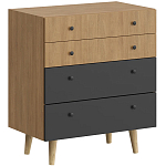 Комод с принтом на ящиках Elise Chest of Drawers варинант исполнения - 10 | Loft Concept в Костроме