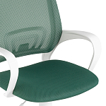 Офисное кресло с основанием из белого пластика Desk chairs Green варинант исполнения - 6 | Loft Concept в Костроме
