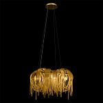 Люстра подвесная круглая с изогнутыми металлическими дугами и ниспадающими цепочками 65 см Atlantis Chain варинант исполнения - 3 | Loft Concept в Костроме