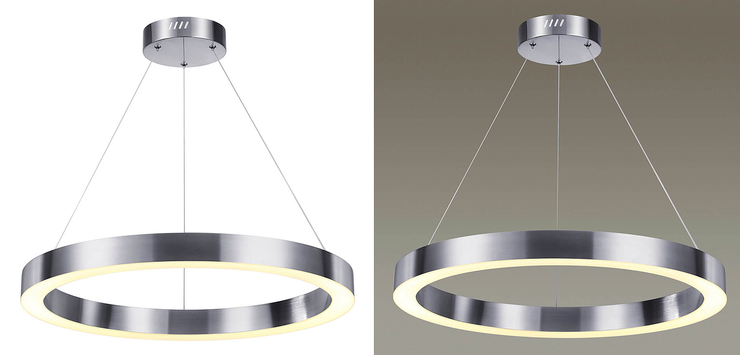 Подвесной светильник Nickel Ribbon Ring 60 Подвесной светильник Nickel Ribbon Ring 60 - Loft-Concept в Костроме