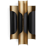 Бра из металла Dolton Wall Lamp Black варинант исполнения - 2 | Loft Concept в Костроме