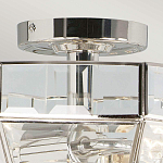 Потолочный светильник шестигранной формы с прозрачными стеклянным плафоном Elstead Lighting варинант исполнения - 6 | Loft Concept в Костроме