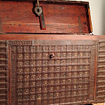 Большой Этнический сундук с металлическим декором  варинант исполнения - 1 | Loft Concept в Костроме