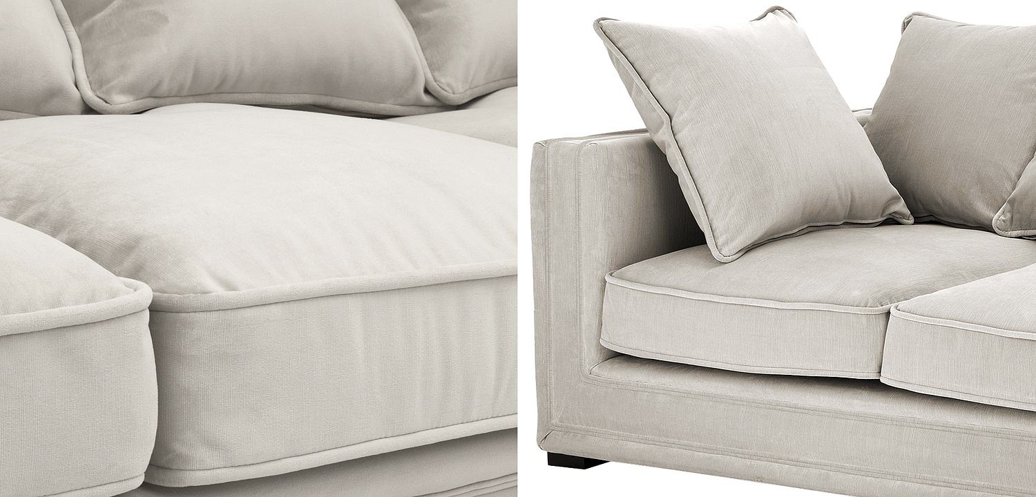 Диван Eichholtz Sofa Menorca Stone grey Диван Eichholtz Sofa Menorca Stone grey - Loft-Concept в Костроме