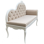 Рекомье со спинкой в стиле прованс Montmartre Provence Ottoman варинант исполнения - 4 | Loft Concept в Костроме