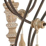 Люстра с состаренными резными элементами Big Graceful Profile варинант исполнения - 2 | Loft Concept в Костроме