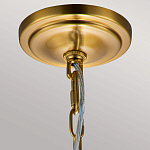 Подвесной светильник латунного цвета с прозрачным стеклянным плафоном Feiss варинант исполнения - 3 | Loft Concept в Костроме