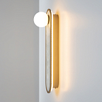 Бра перламутровый с плафоном Lunaris 45 см варинант исполнения - 6 | Loft Concept в Костроме