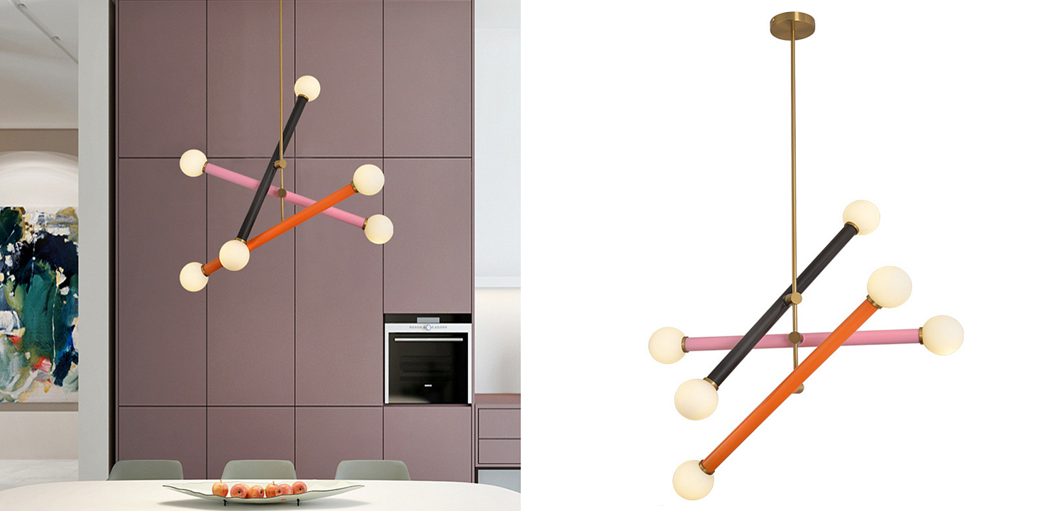 Дизайнерский светильник Paxton Pink Дизайнерский светильник Paxton Pink - Loft-Concept в Костроме