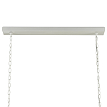 Люстра белая прямоугольная с абажурами в виде цветков тюльпана White Tulips варинант исполнения - 6 | Loft Concept в Костроме