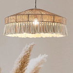 Люстра круглая плетеная с кисточками Dome Sun Glow варинант исполнения - 2 | Loft Concept в Костроме