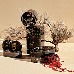 Шкатулка из эпоксидной смолы с цветами черная Epoxy Resin Pink Flowers Box Black варинант исполнения - 4 | Loft Concept в Костроме