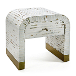 Тумбочка прикроватная Amo Bone Inlay Bedside Almond варинант исполнения - 4 | Loft Concept в Костроме