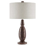 Настольная лампа из мрамора с тканевым абажуром Seductress варинант исполнения - 3 | Loft Concept в Костроме