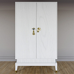 Платяной шкаф Elsa Dreams White с 2-мя фасадами варинант исполнения - 5 | Loft Concept в Костроме