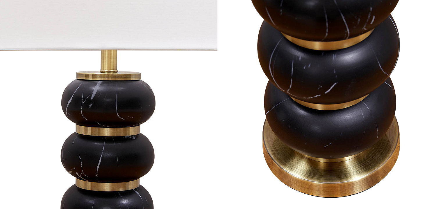 Настольная лампа с абажуром Alan Table Lamp Настольная лампа с абажуром Alan Table Lamp - Loft-Concept в Костроме