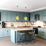 Подвесной светильник со стеклянном плафоном в форме бокала Kaleido варинант исполнения - 33 | Loft Concept в Костроме