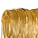 Люстра подвесная с металлическими цепочками и изогнутыми металлическими дугами 72 см Atlantis Chain варинант исполнения - 20 | Loft Concept в Костроме