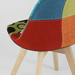 Стул с обивкой в стиле пэчворк Arvika варинант исполнения - 6 | Loft Concept в Костроме