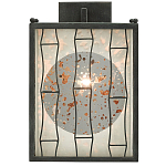 Бра с круглой зеркальной вставкой с эффектом ржавчины Stunning Radiance варинант исполнения - 2 | Loft Concept в Костроме