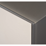 Комод со стеклянной столешницей и с выдвижными ящиками Minimalist Accent варинант исполнения - 3 | Loft Concept в Костроме